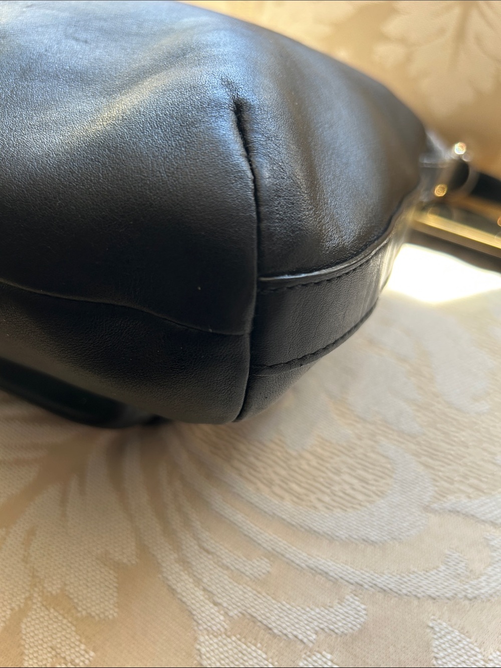 Coach 2012 Legacy Courtenay Black Leather Convertible Hobo Shoulder Orig $298 - Picture 7 of 13